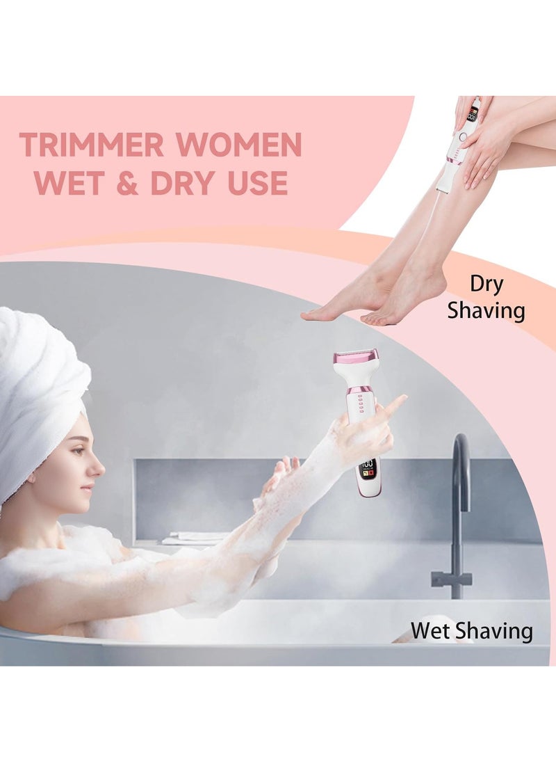Eesyy 5-in-1 Shaver for Women, USB Rechargeable & Painless Hair Remover, Suitable for Wet and Dry Use, Bikini Trimmer and Epilator for Face, Arms, Legs, Underarms, Nose and Eyebrows - Image 4