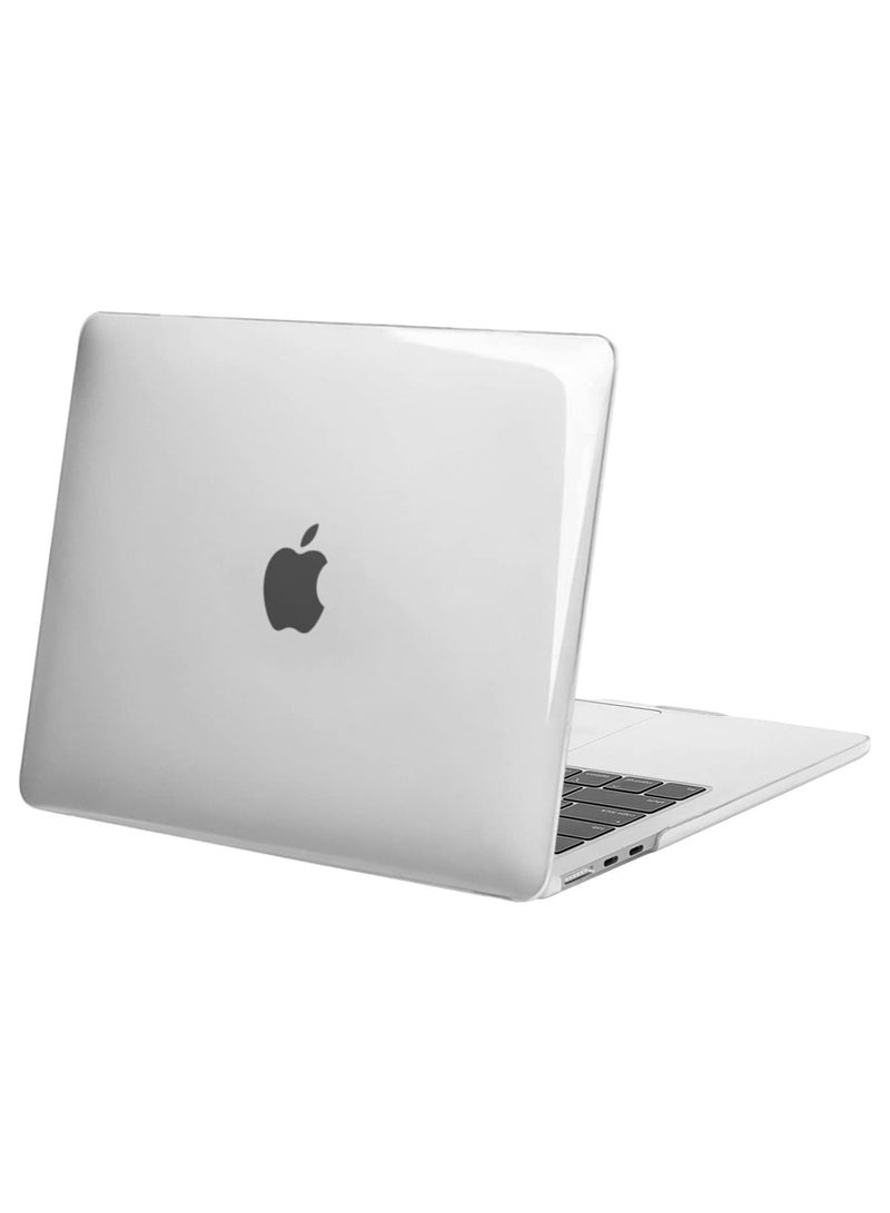 Compatible with MacBook Air 13.6 inch Case 2024 2023 2022 Release M3 A3113 M2 A2681 with Liquid Retina Display & Touch ID, Protective Plastic Hard Shell Case Cover, Crystal Clear - Image 1