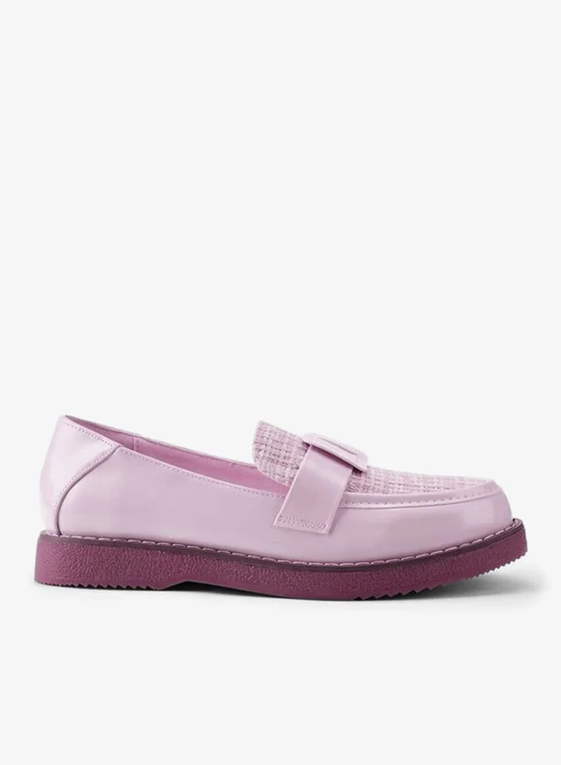 Flora Bella Buckle Accent Slip-On Loafers
