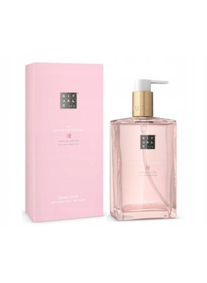 RITUALS Sakura Hand Wash – Gentle Hydrating Liquid Hand Soap with Cherry Blossom & Rice Milk Fragrance for Soft, Delicately Scented Hands, 300ml / 10.1 fl oz - Image 3