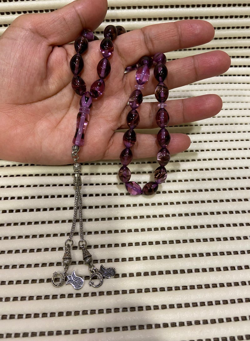 Faturan Prayer Beads For Men 33 Beads Size 9mm x 12.5mm - Image 2