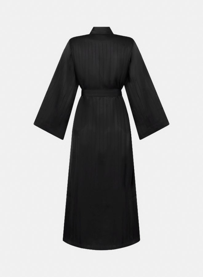 hunkemoller Satin Pinstripe Kimono - Image 5