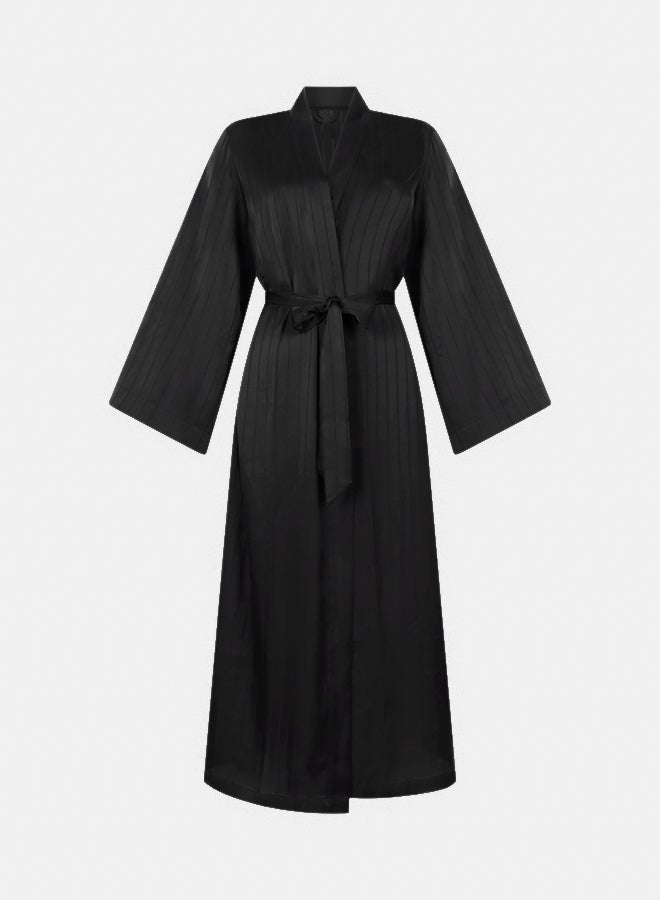 hunkemoller Satin Pinstripe Kimono - Image 4