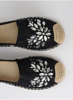 Jove JOVE Women's Casual Espadrilles BLACK  - Image 4