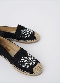 Jove JOVE Women's Casual Espadrilles BLACK  - Image 2