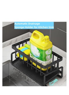 ARCOON Sponge Holder for Kitchen Sink – Rustproof 304 Stainless Steel Sink Caddy, Detachable Dishcloth Rack, Auto Drainage, Organizer for Kitchen & Bathroom Storage  - Image 5