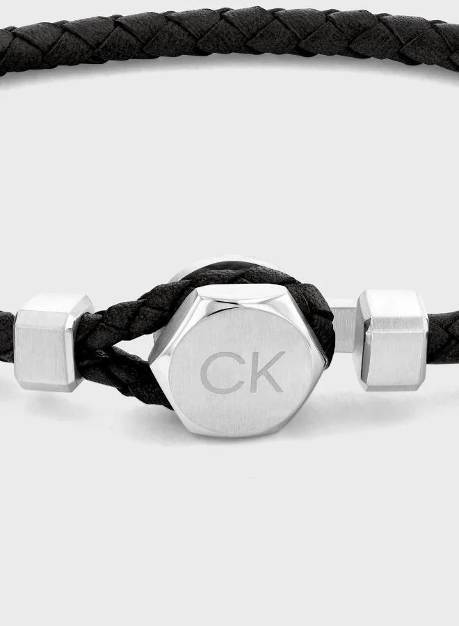 CALVIN KLEIN Latch Braided Bracelet