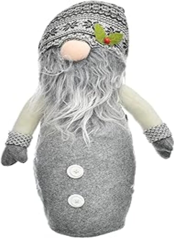Generic Fabric Old Man Character Doll With Large Hat And Long Beard For Decorations - Multi Color