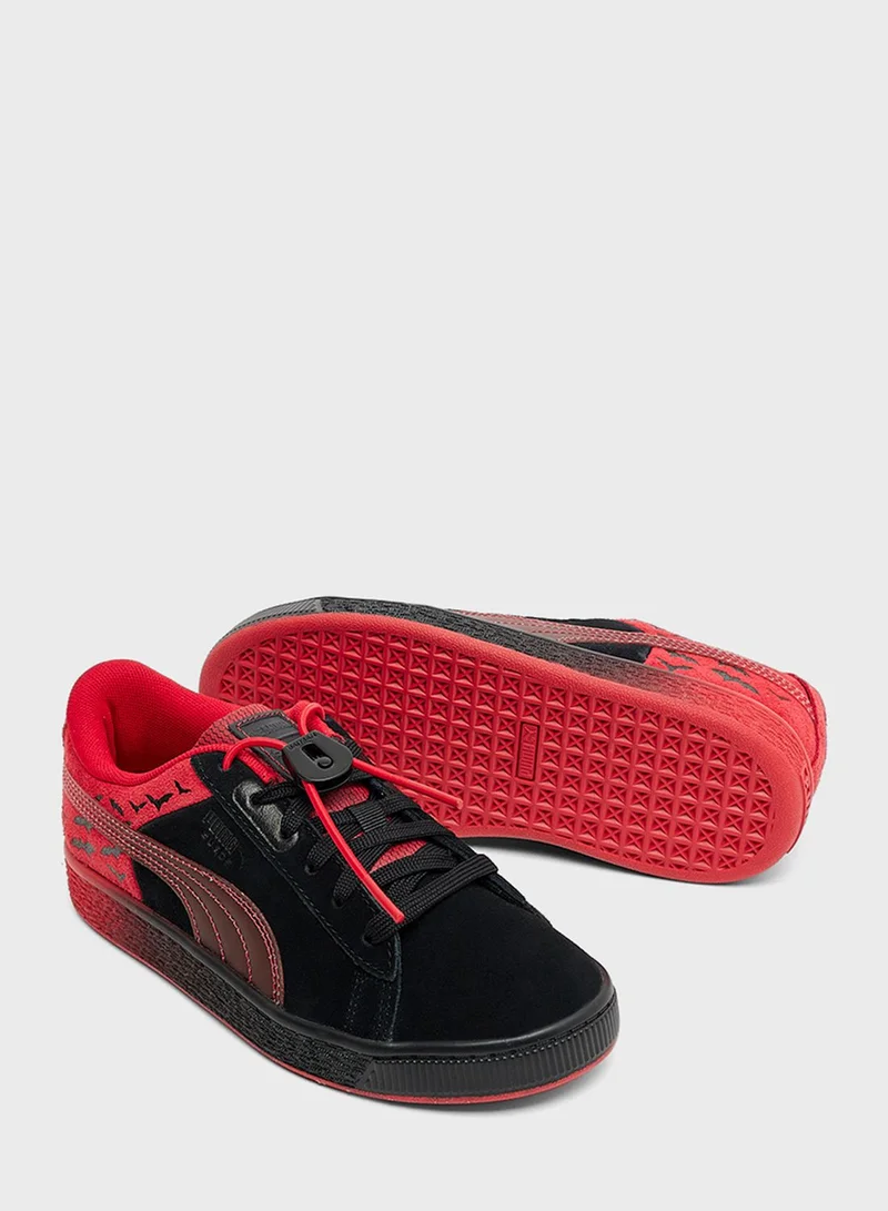 PUMA Youth Batman Suede Classic Sneakers