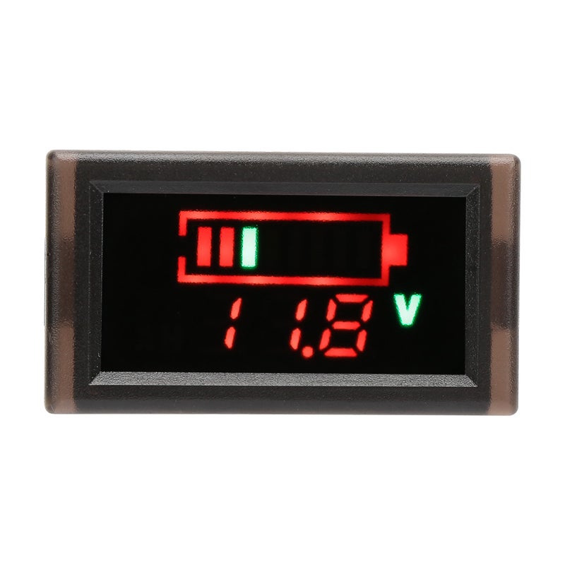 Battery Voltage Monitor: 12V To 84V Real-Time Display - Multi-Battery Type Compatible Battery Status Monitor for Electric Vehicles And Industrial Equipment - Image 2