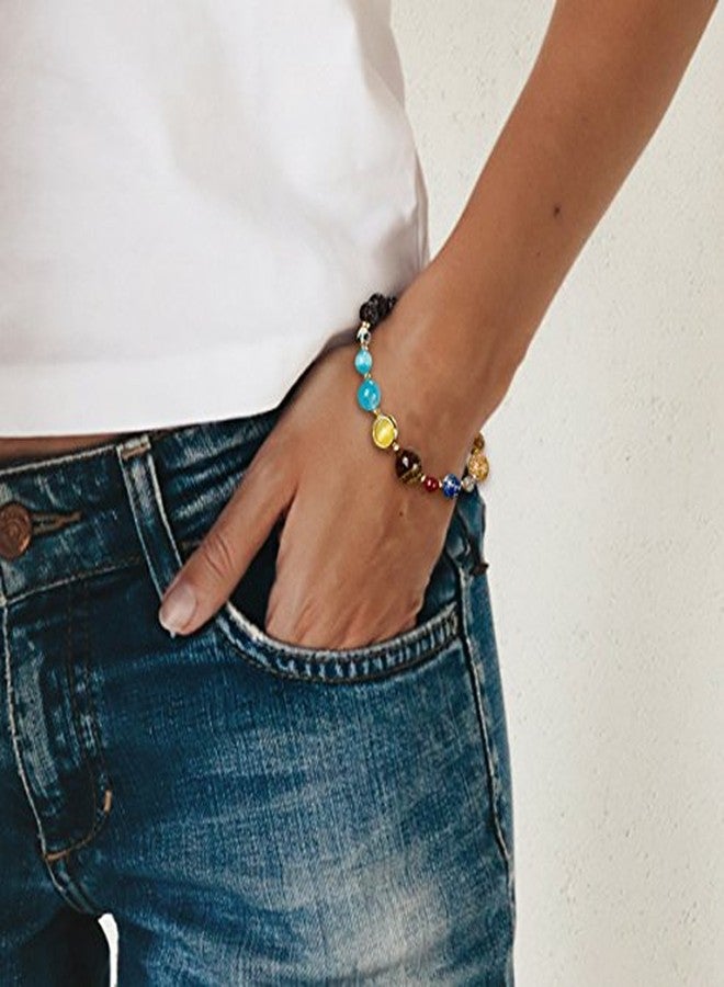 SPUNKYsoul Solar System Earth Planets Bracelet Universe Galaxy Her, Women, Woman Jewelry Gifts Space Collection - Image 2
