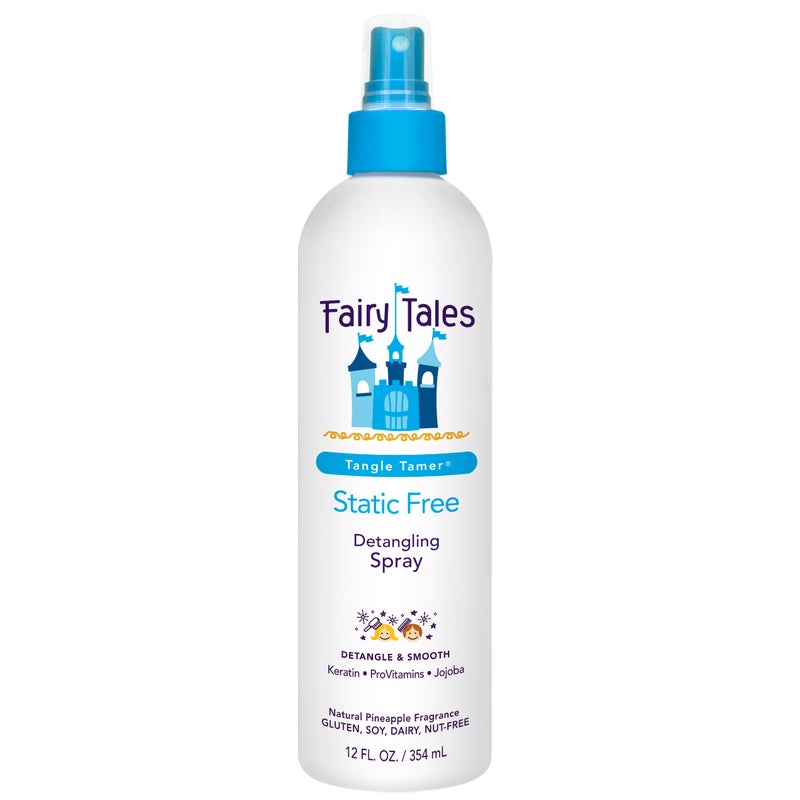 Fairy Tales Tangle Tamer Static Free Detangling Spray - Detangler Spray for Kids - Paraben Free, Sulfate Free, Gluten Free, Nut Free - 12 oz - Image 1