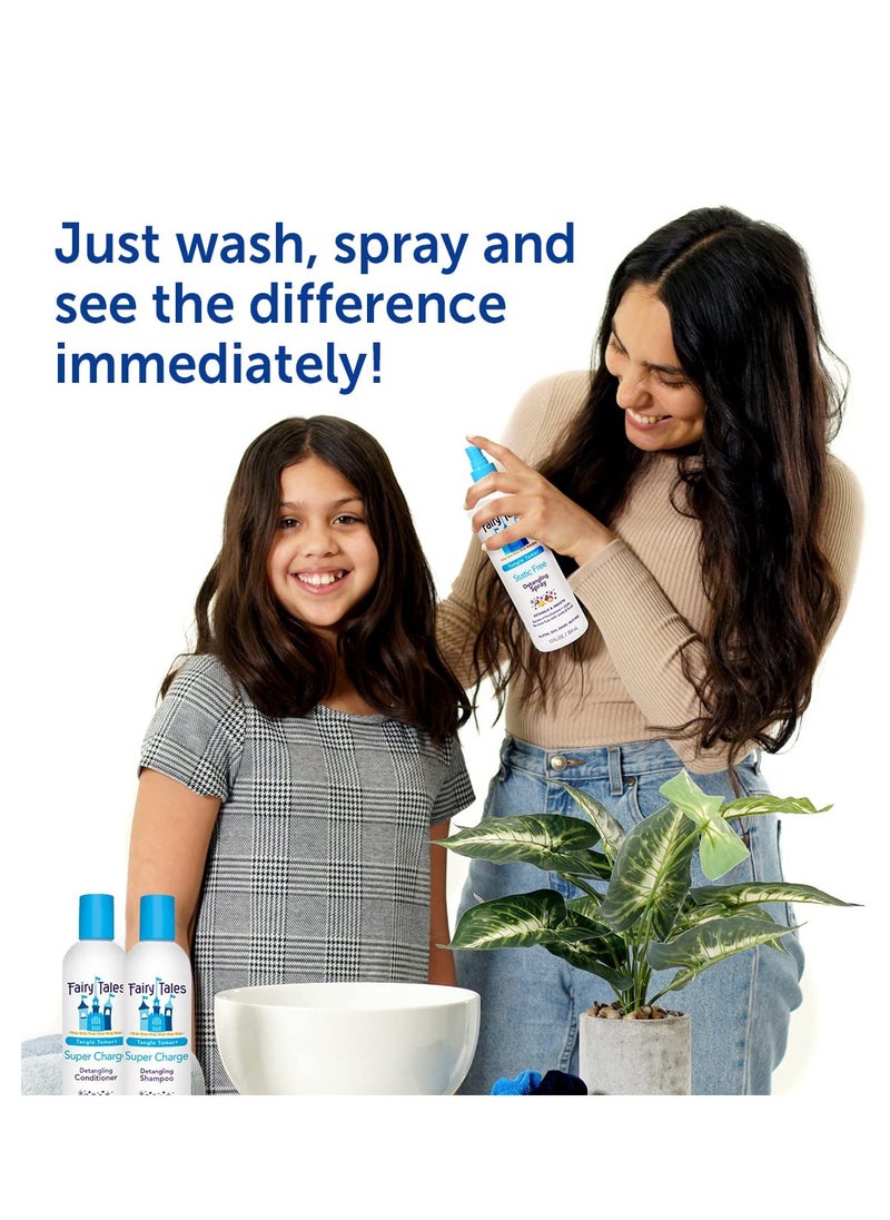 Fairy Tales Fairy Tales Tangle Tamer Detangling Spray for Kids - Ultra Moisturizing and Anti Frizz Protection - Paraben Free, Sulfate Free - 12 Oz  - Image 3