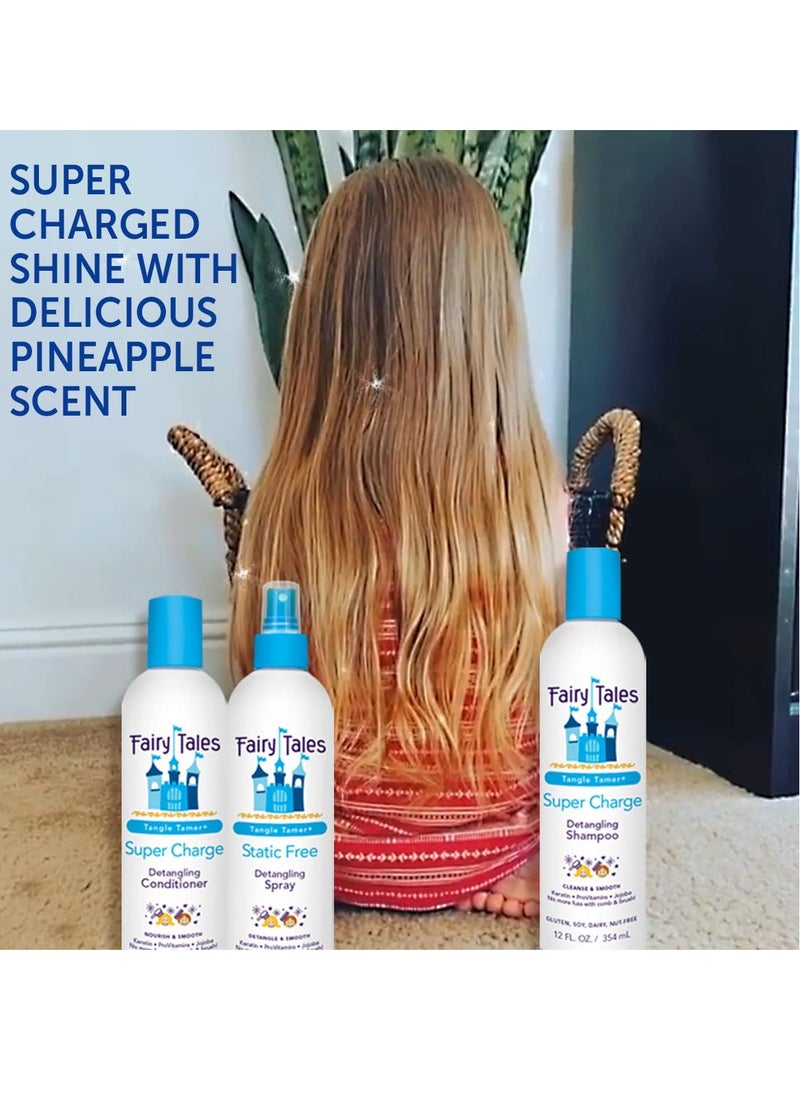 Fairy Tales Fairy Tales Tangle Tamer Detangling Spray for Kids - Ultra Moisturizing and Anti Frizz Protection - Paraben Free, Sulfate Free - 12 Oz  - Image 4
