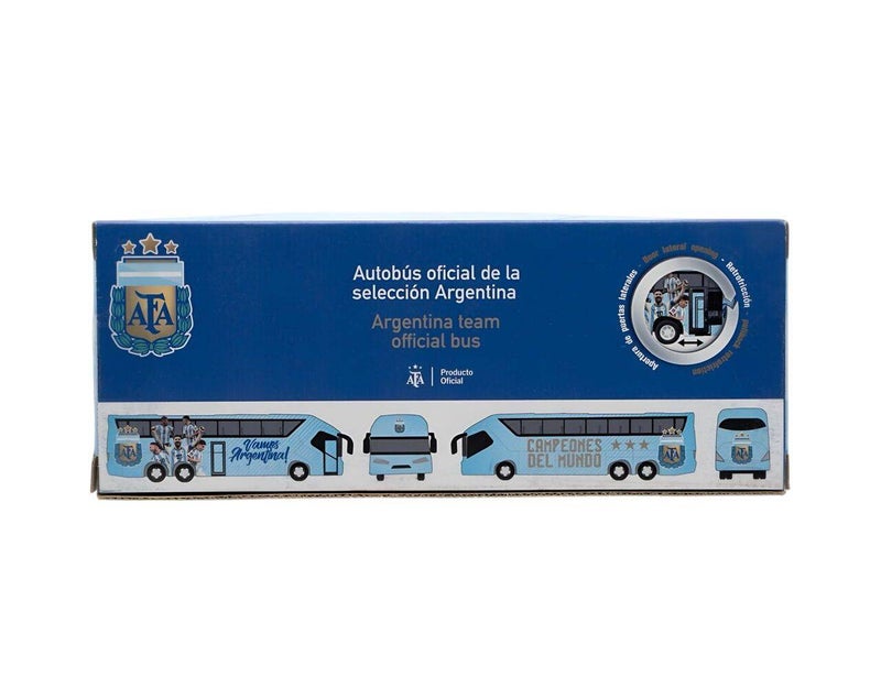 Sockers Argentina National Team Official Tour Bus Toy (1:50, Light Blue) - Image 4