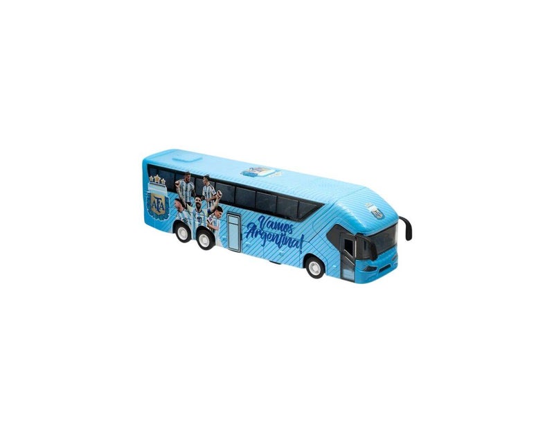 Sockers Argentina National Team Official Tour Bus Toy (1:50, Light Blue) - Image 2