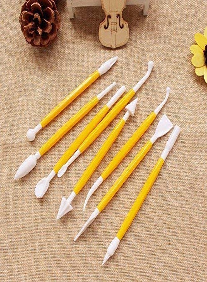 DIVYRUTI Set of 8 Pieces Fondant Cake Decorating Kit & Sugarcraft Modelling Tools - Color May Vary - Image 1
