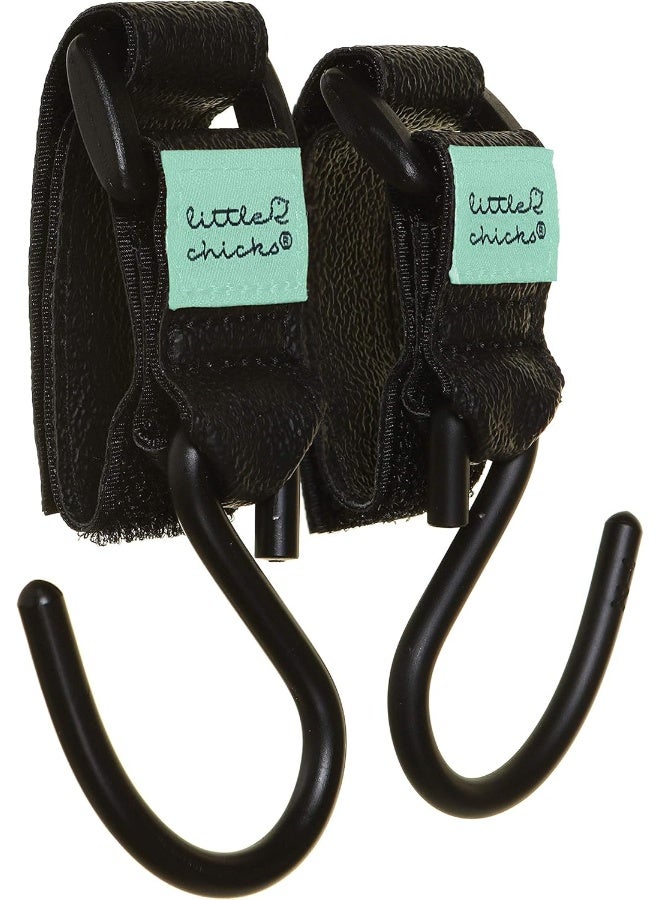 Little Chicks Baby Stroller Organizer Hook Clip for Purse and Bags - 2 Pack - Model CK096 - Image 2