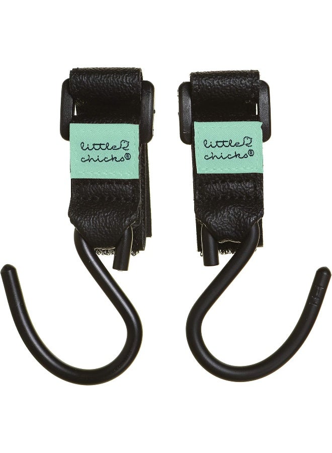 Little Chicks Baby Stroller Organizer Hook Clip for Purse and Bags - 2 Pack - Model CK096 - Image 1