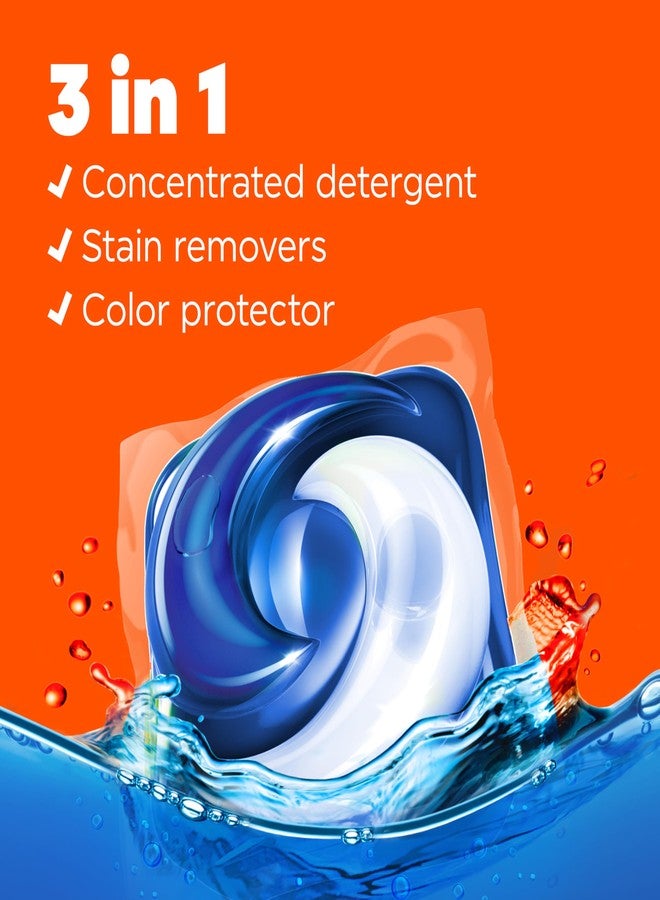 Tide PODS Laundry Detergent Soap Pacs, HE Compatible, 112 ct, Powerful 3-in-1 Clean, Clean Breeze - Image 4
