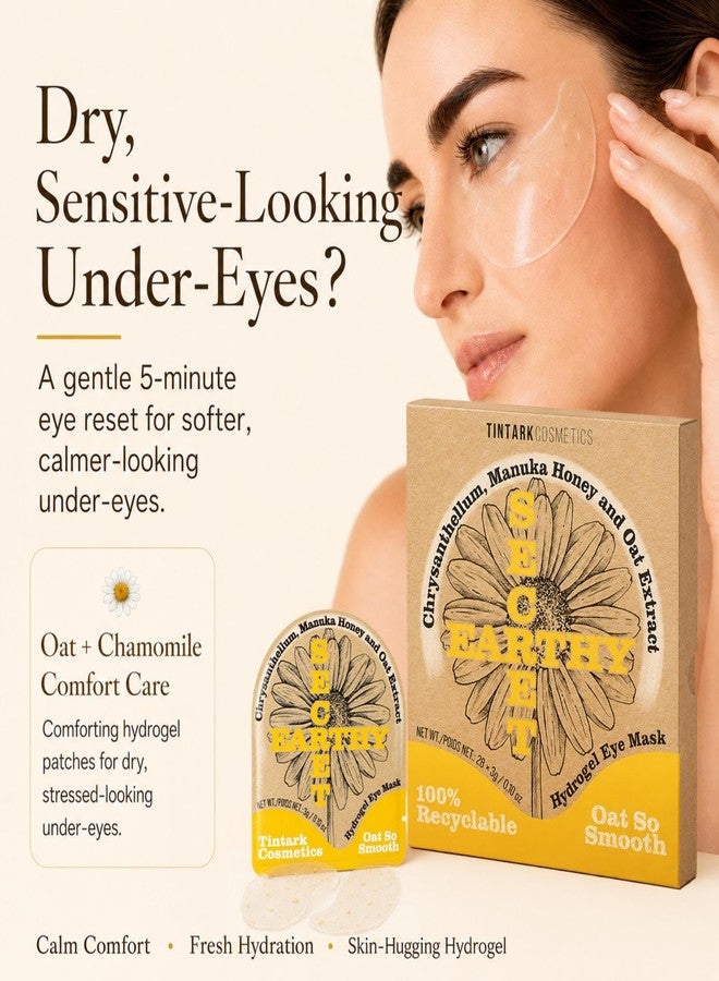 Tintark Earthy Oat So Smooth Hydrogel Under Eye Patches, 28 Pairs - Image 2