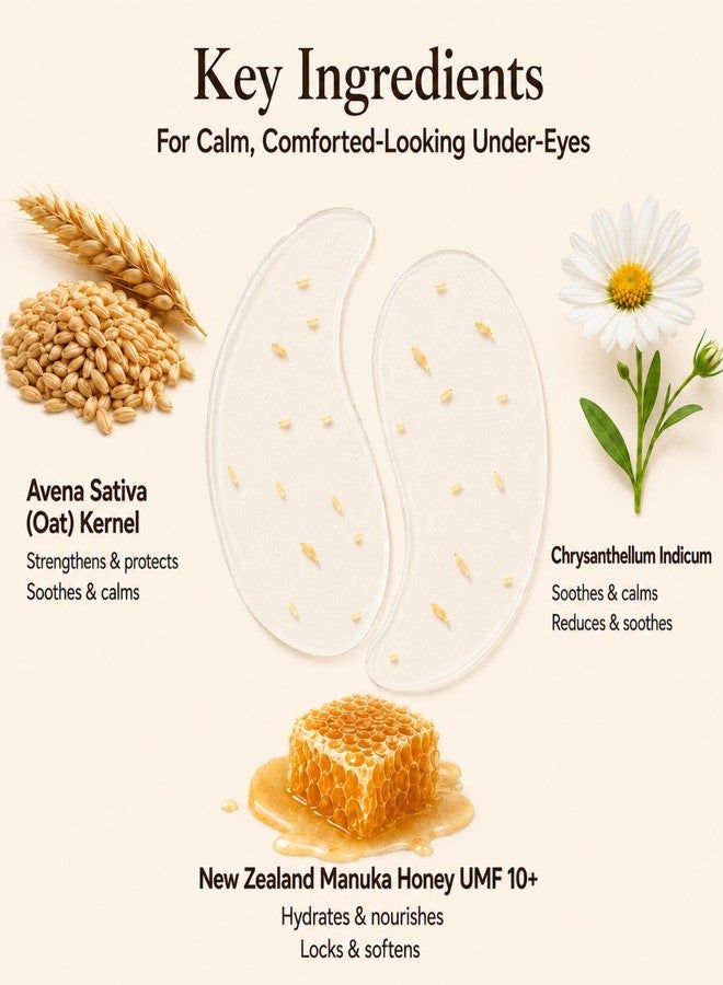 Tintark Earthy Oat So Smooth Hydrogel Under Eye Patches, 28 Pairs - Image 5