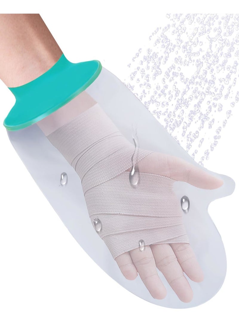 Barakah Waterproof Hand Cast Cover for Shower, Soft Comfortable Hand Cast Protector for Wrist and Fingers, Reusable Silicone Cast Bag for Adult Injury, Bandage, Post-Surgery, Swimming and Bathing - Image 1