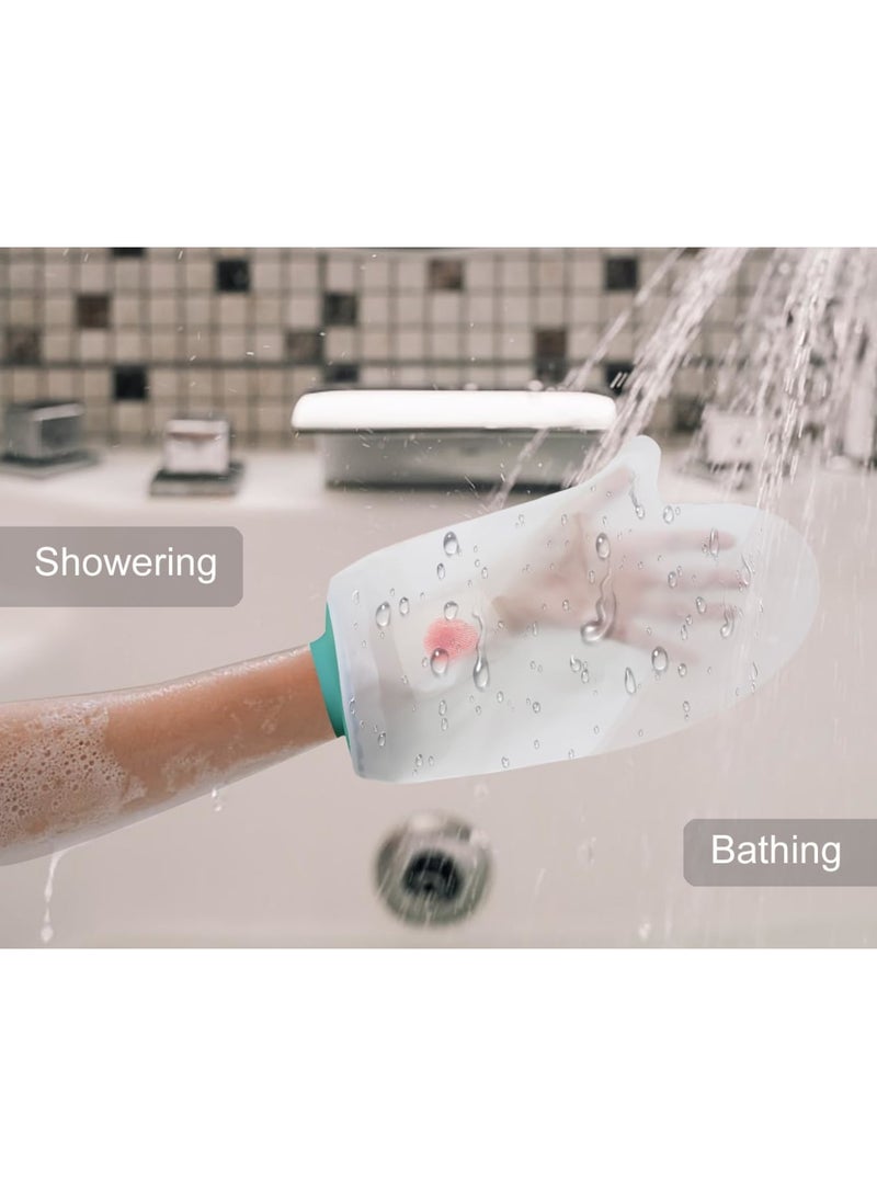 Barakah Waterproof Hand Cast Cover for Shower, Soft Comfortable Hand Cast Protector for Wrist and Fingers, Reusable Silicone Cast Bag for Adult Injury, Bandage, Post-Surgery, Swimming and Bathing - Image 5