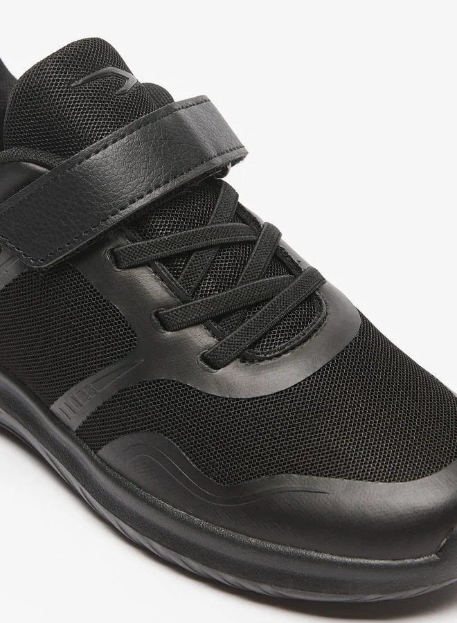 Dash Kids' Textured Hook and Loop Closure Sports Shoes