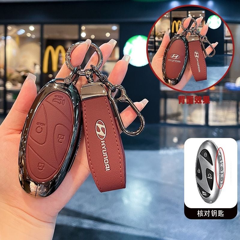 2025 New Modern Tucson Key Case - Metal Shell Cover for All Models