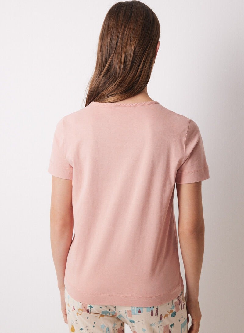 women'secret Short Sleeve Pajamas T-shirt - Image 2
