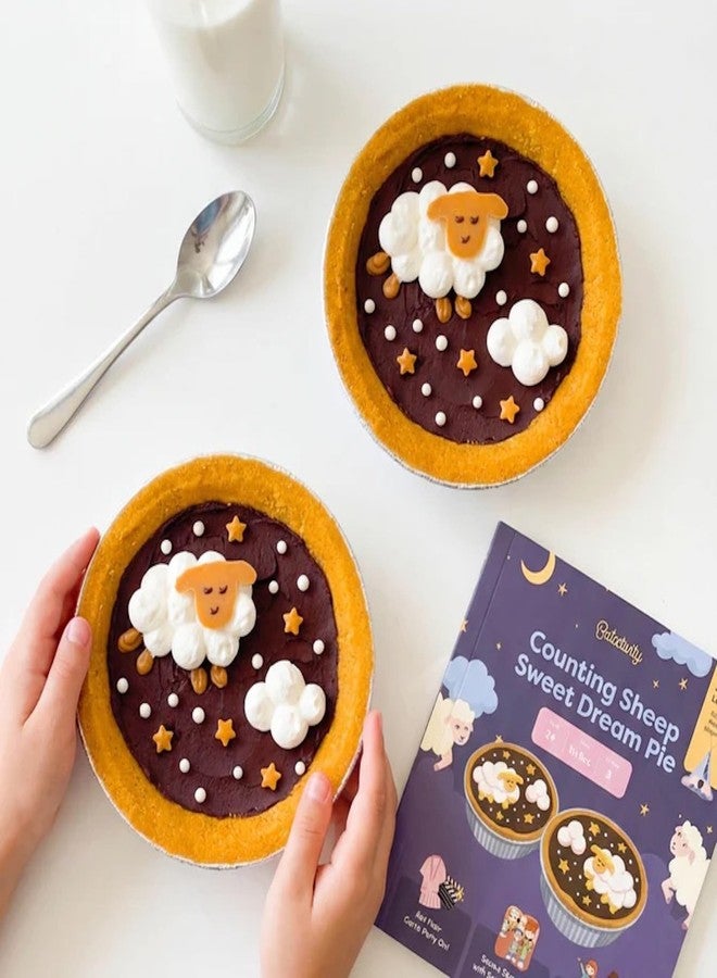 Baketivity Counting Sheep Sweet Dream Pie Kids Baking Kit - Chocolate Dessert Baking Set, Steam Cooking Activity For Kids, Cookie Mix Style, Kosher, Makes Two Mini Pies - Image 4