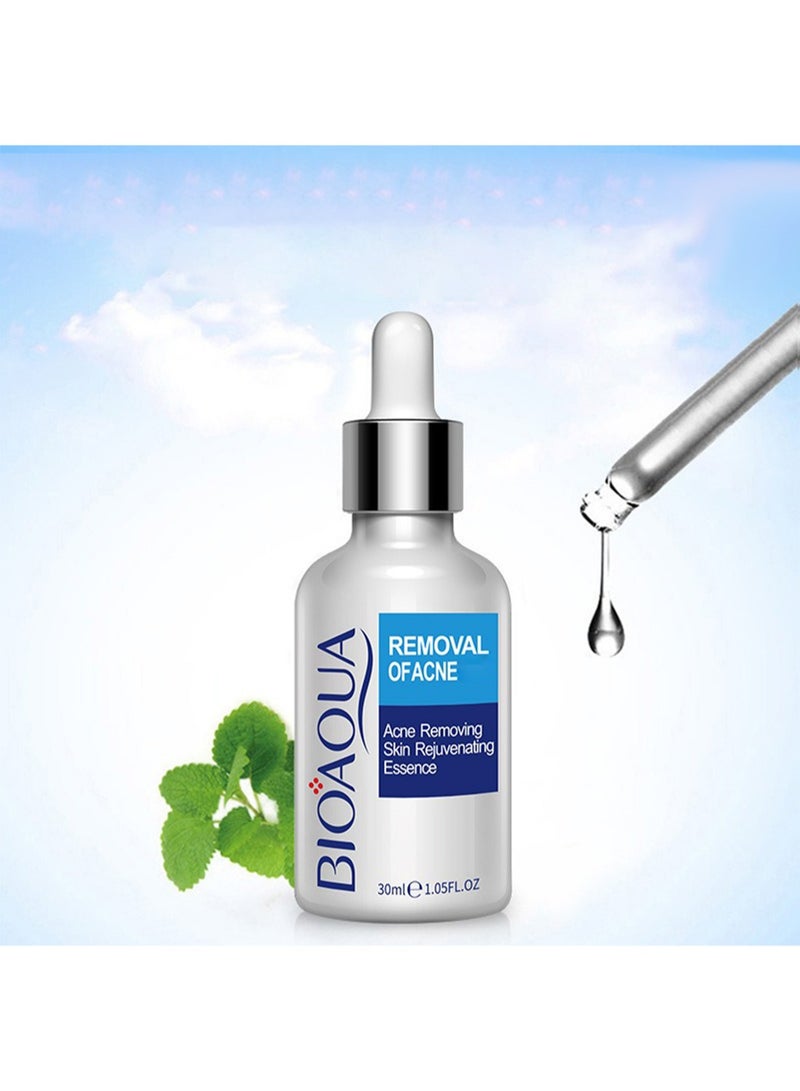 BIOAOUA Acne Removing Skin Rejuvenating Essence, Nourishing Facial Serum for Water-Oil Balance Control and Acne Root Elimination, Gentle Skin Care, 30ml - Image 4
