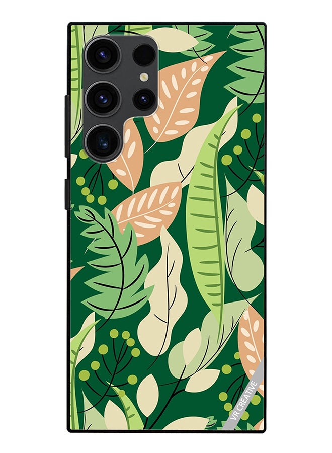 VR CREATIVE Protective Case Cover For Samsung Galaxy S24 Ultra Flower Design Multicolour - Image 1