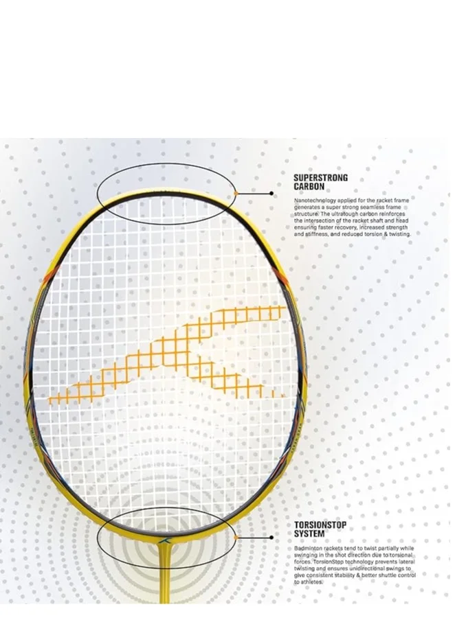 HUNDRED Atomic-X 35 Spd-Strung With Cover Lime/Black