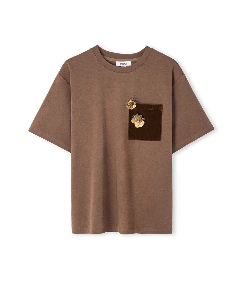 Ipekyol  T-Shirt with Applique for Women | Best Price UAE