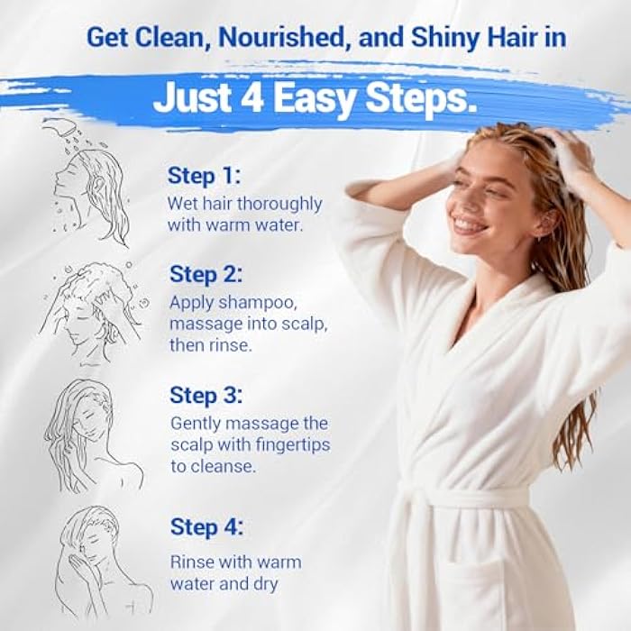 DEROWN Batana Oil Shampoo & Conditioner Set - 3 Pack for Damaged & Dry Hair Repair with Tropical Batana Oil & Keratin - Sulfate Free, Paraben Free, Vegan - 200ml Each - Image 3