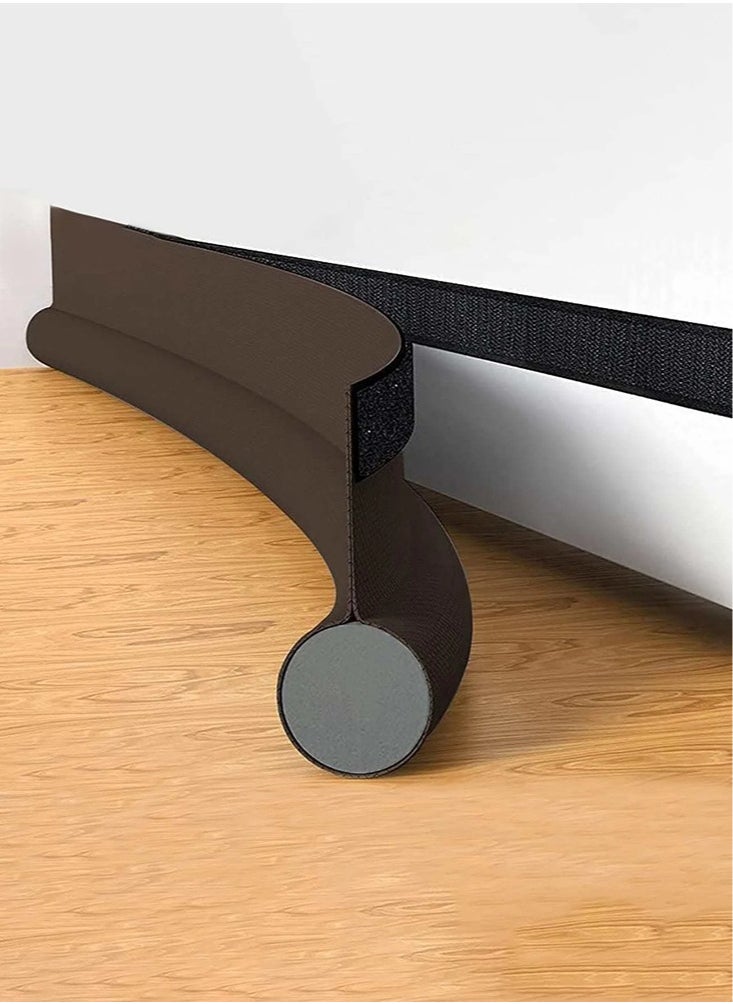 Generic Door Bottom Stopper Stop Insects 8 x 96 x 3 cm Dark Brown 1 piece  - Image 1