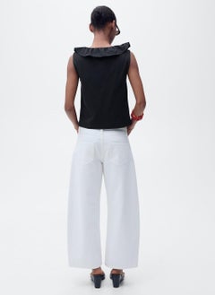 MANGO Cotton Top With Ruffles  - Image 2