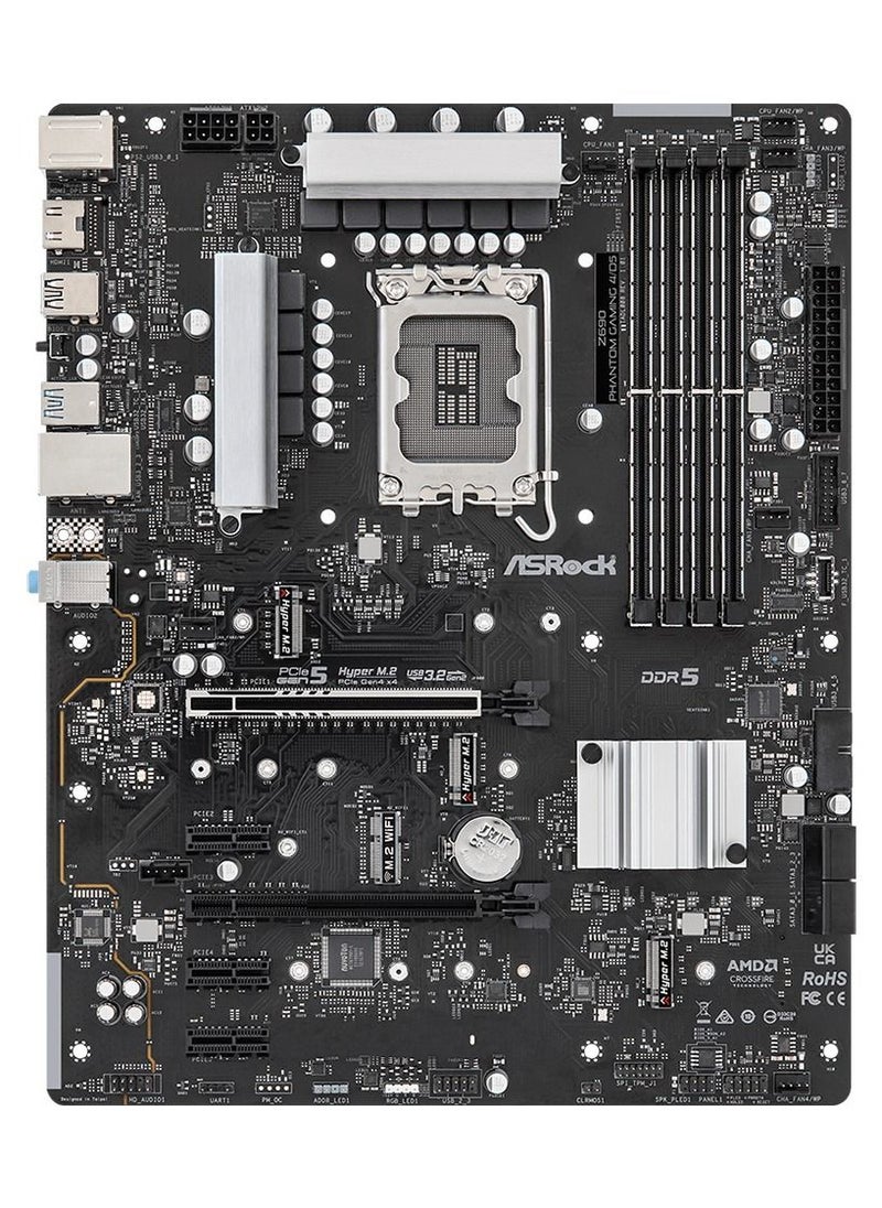 ASRock - ASRock Z690 Phantom Gaming 4/D5 LGA1700 DDR5 Intel Motherboard - Image 1