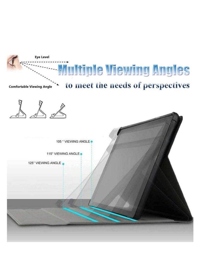 Generic - حافظة لوحة مفاتيح لجهاز Samsung Galaxy Tab S6 Lite مقاس 10.4 بوصة ولوحة مفاتيح لاسلكية بتقنية البلوتوث مع حافظة جلدية من البولي يوريثان ولوحة مفاتيح ذكية قابلة للفصل مع حامل لجهاز Galaxy Tab S6 Lite SM-P610 P615 - Image 1