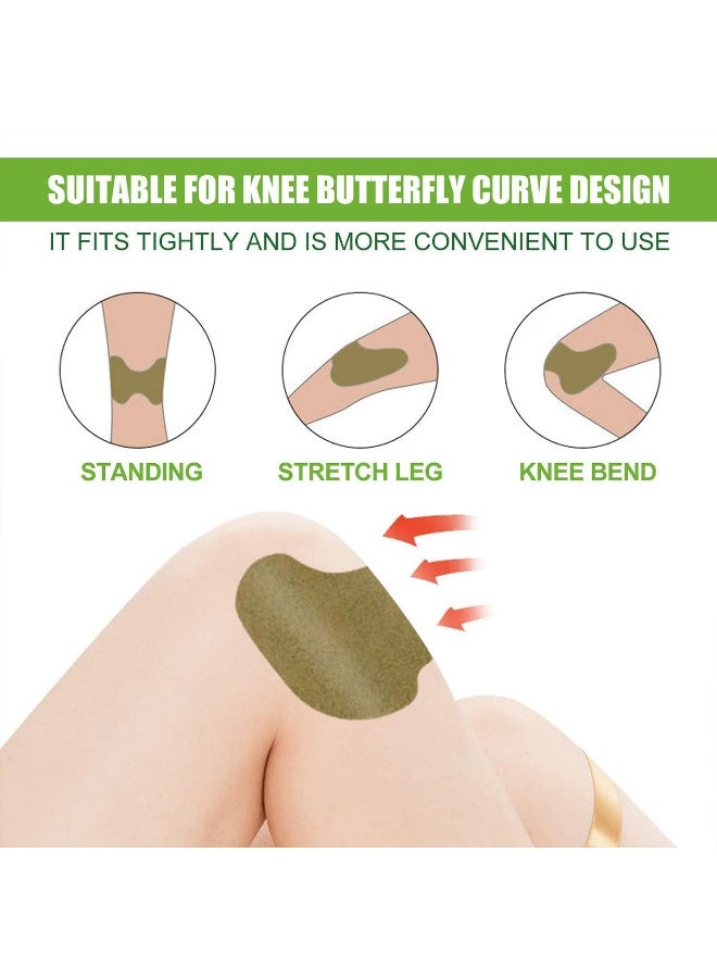 EELHOE Knee Relief Patch, Wormwood Pain Relief Patches, Chinese Herbal Natural Knee Joint Pain Relief Patch, Pain Relief Heat Patches, Quick Relief of Pains for Knee,Waist, Back, Neck, Shoulder (2 Boxes/20 Units)  - Image 4
