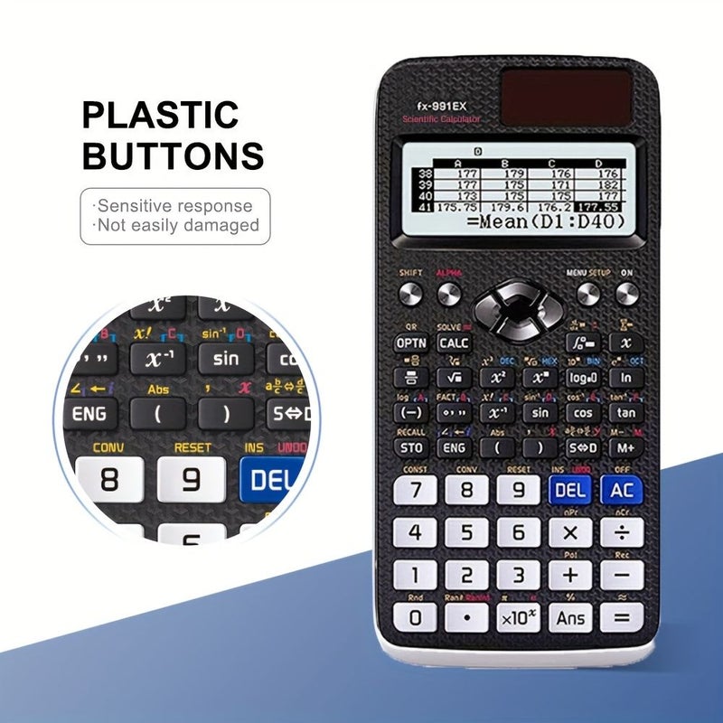 FX 991EX 522 Function Engineering Calculator With Physics Formulas Durable Buttons - Image 1
