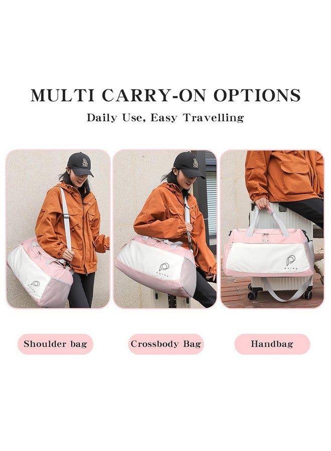 PALAY® Travelling Bags for Luggage Muti- Pocket Sports Duffle Bags for Women with Wet Pocket & Shoe Compartment Weekender Overnight Gym Bags for Women - Image 5