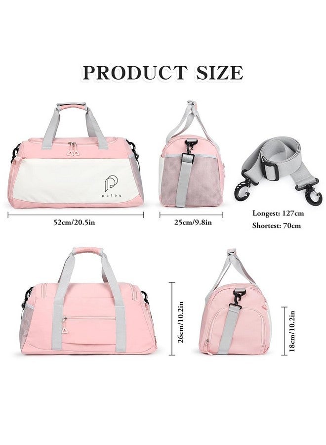 PALAY® Travelling Bags for Luggage Muti- Pocket Sports Duffle Bags for Women with Wet Pocket & Shoe Compartment Weekender Overnight Gym Bags for Women - Image 2