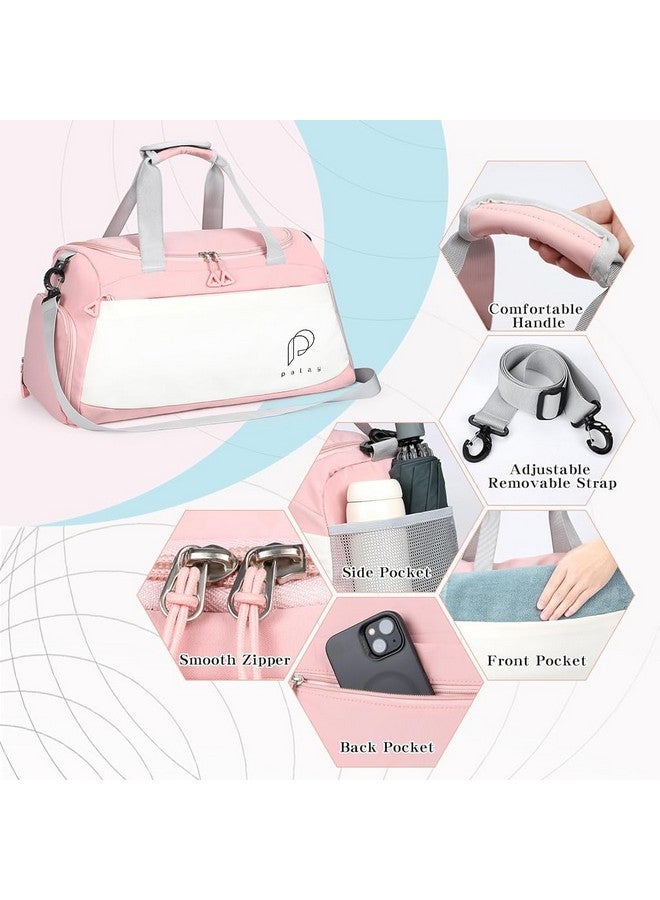 PALAY® Travelling Bags for Luggage Muti- Pocket Sports Duffle Bags for Women with Wet Pocket & Shoe Compartment Weekender Overnight Gym Bags for Women - Image 3