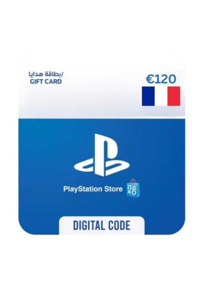 PlayStation Store DIgital Code Gift Card - France 120 Euro