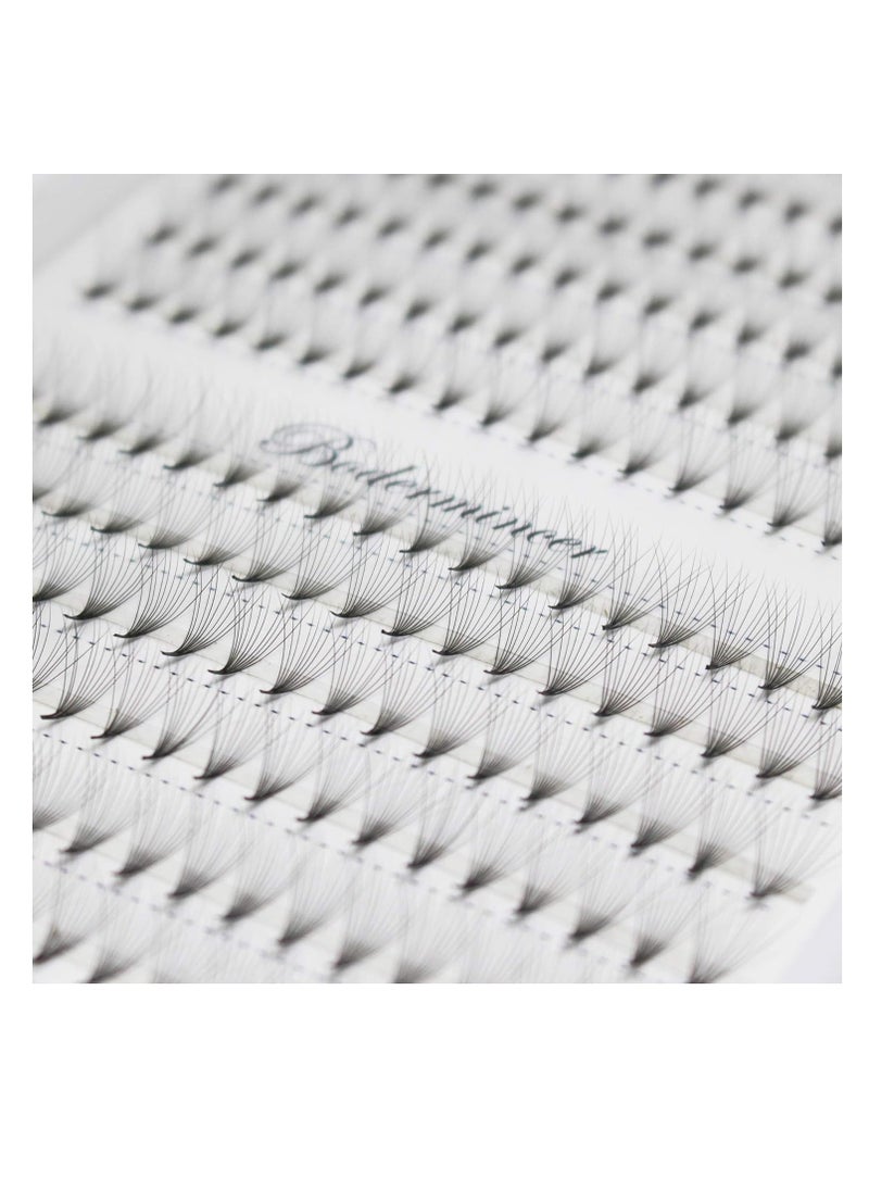 Bodermincer Short Stem Nature Long 10D Premade Fans Dramatic Volume Eye Lashes Extensions Thickness 0.07mm D Curl Soft and Light Weight Individual False  - Image 2