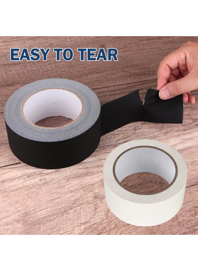 LLPT Gaffers Tape Black 2" x 35 Yards Each 2 Packs Matte Non Reflective Easy Tear Residue Free Heavy Duty Gaffing Tape for Cords Photography (PGT532P2BK) - Image 4