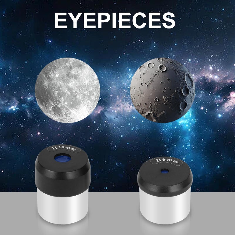 HOROX Telescope 50mm Aperture 360mm Focus Length for Astronomy Beginners, Refractor Travel Telescope with Tabletop Tripod Packaged in a Carrying Bag - Image 3